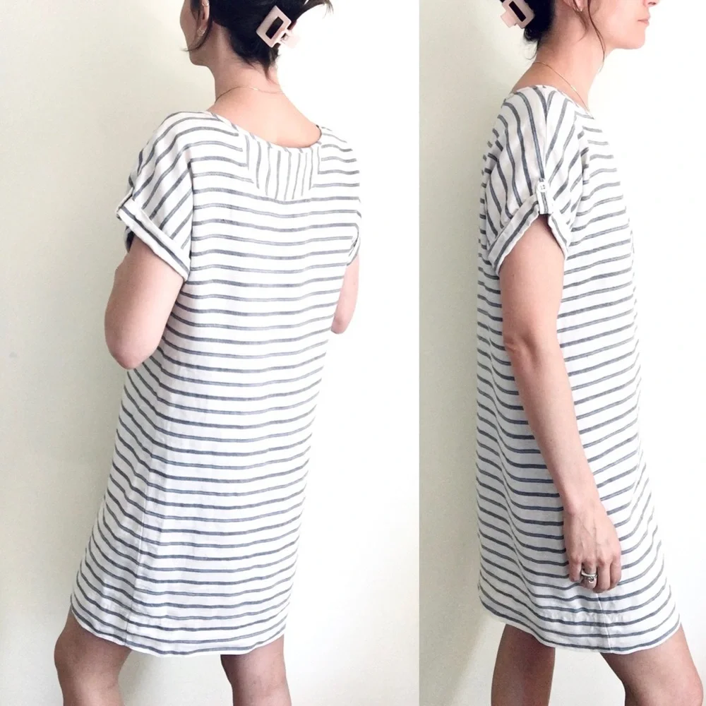 100% linen sack dress - Picture 5 of 16